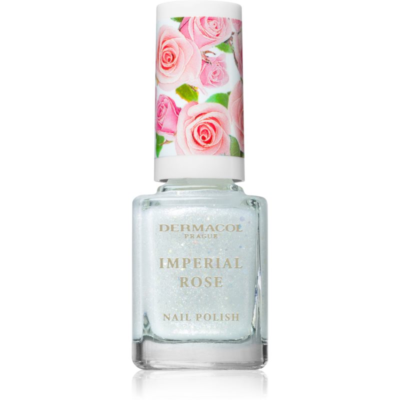 Dermacol Imperial Rose nail polish glittering shade 01 11 ml
