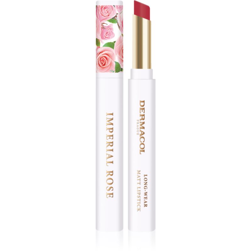 Dermacol Imperial Rose matt lipstick with rose fragrance shade 03 1,6 g
