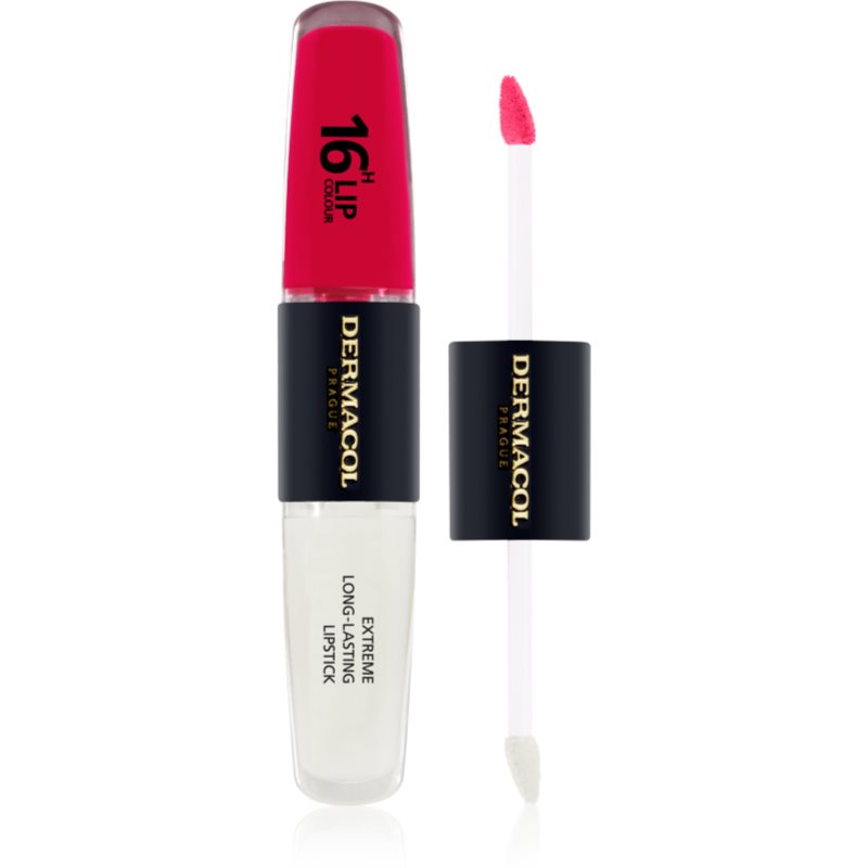 Dermacol 16H Lip Colour long-lasting lipstick and lip gloss shade 4 2x4 ml
