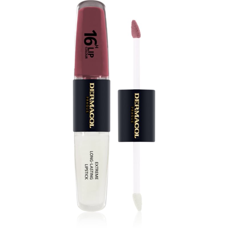 Dermacol 16H Lip Colour long-lasting lipstick and lip gloss shade 12 2x4 ml
