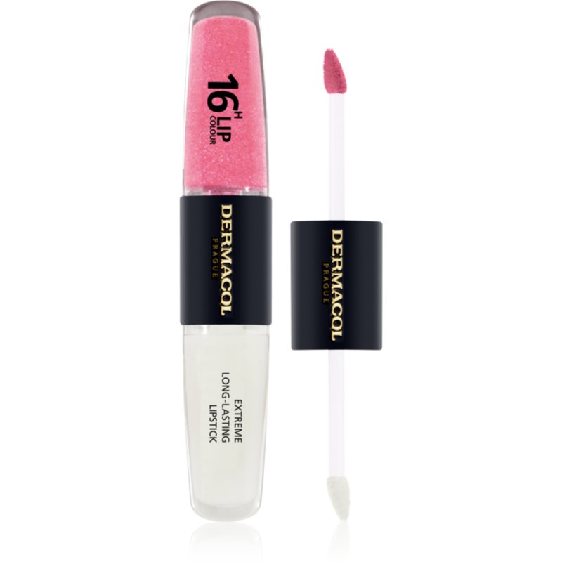 Dermacol 16H Lip Colour long-lasting lipstick and lip gloss shade 15 2x4 ml
