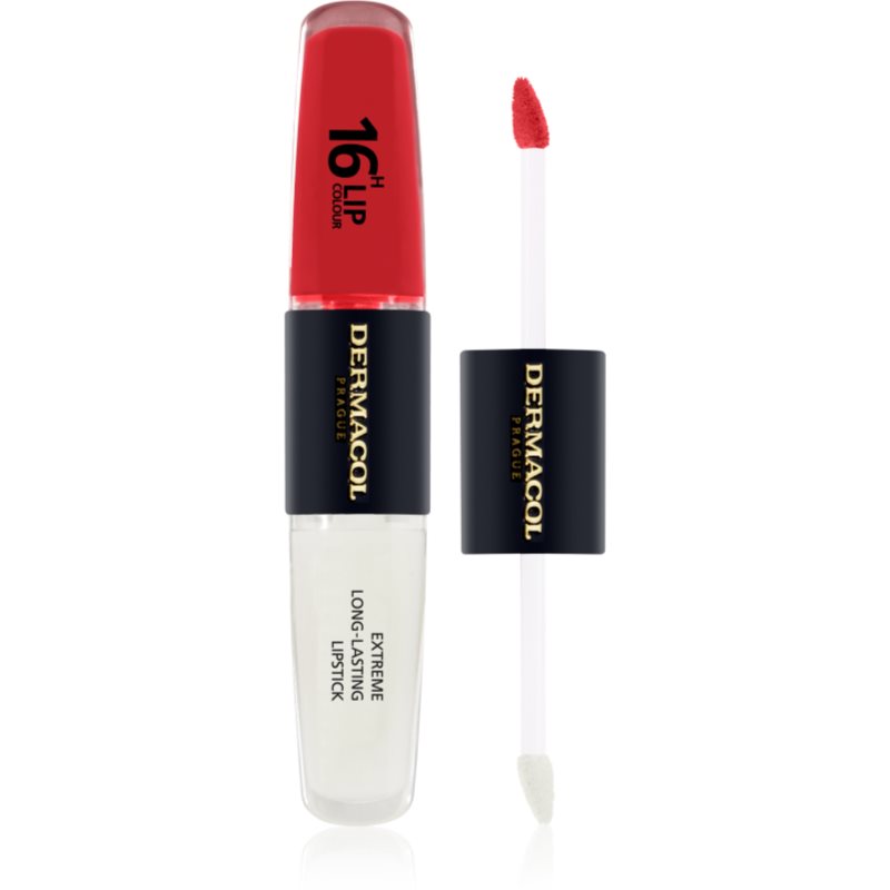 Dermacol 16H Lip Colour long-lasting lipstick and lip gloss shade 34 2x4 ml

