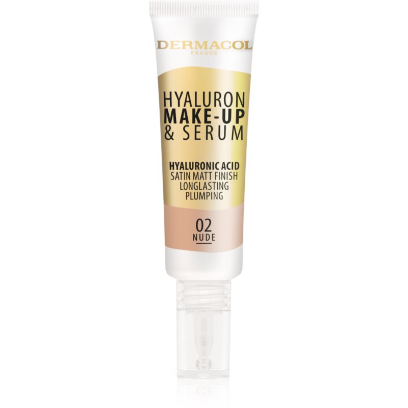 Dermacol Hyaluron leichtes Make-up mit Hyaluronsäure Farbton 02 Nude 25 g