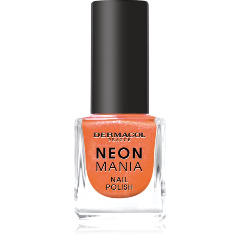 Dermacol Neon Mania körömlakk árnyalat 2 Orange Glow 5 ml akciós termékkép 1