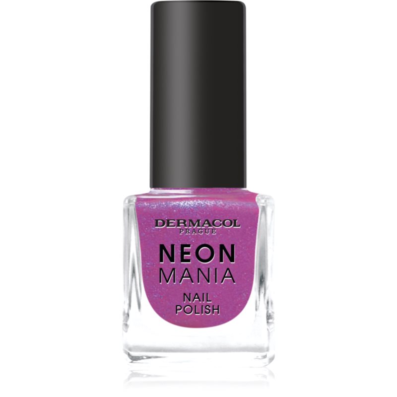 Dermacol Neon Mania körömlakk árnyalat 3 Purple Pulse 5 ml akciós termékkép 1