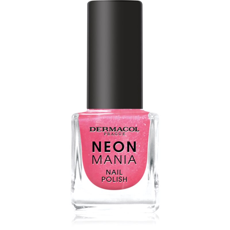 Dermacol Neon Mania körömlakk árnyalat 5 Bubblegum pink 5 ml akciós termékkép 1