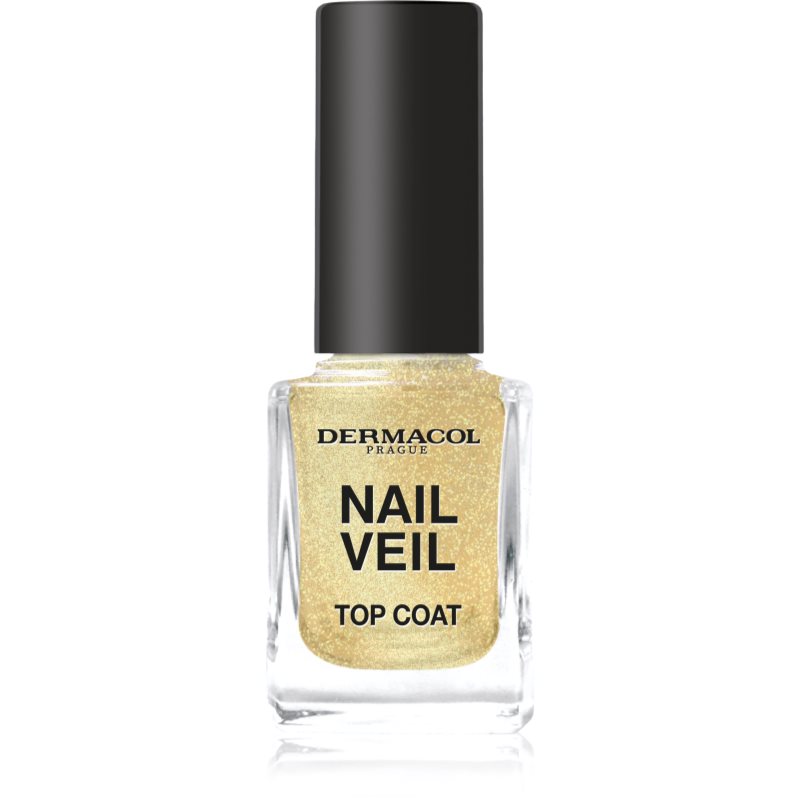 Dermacol Nail Veil Lack-Finish für die Fingernägel glitzernd Farbton Sparkling Beach 11 ml