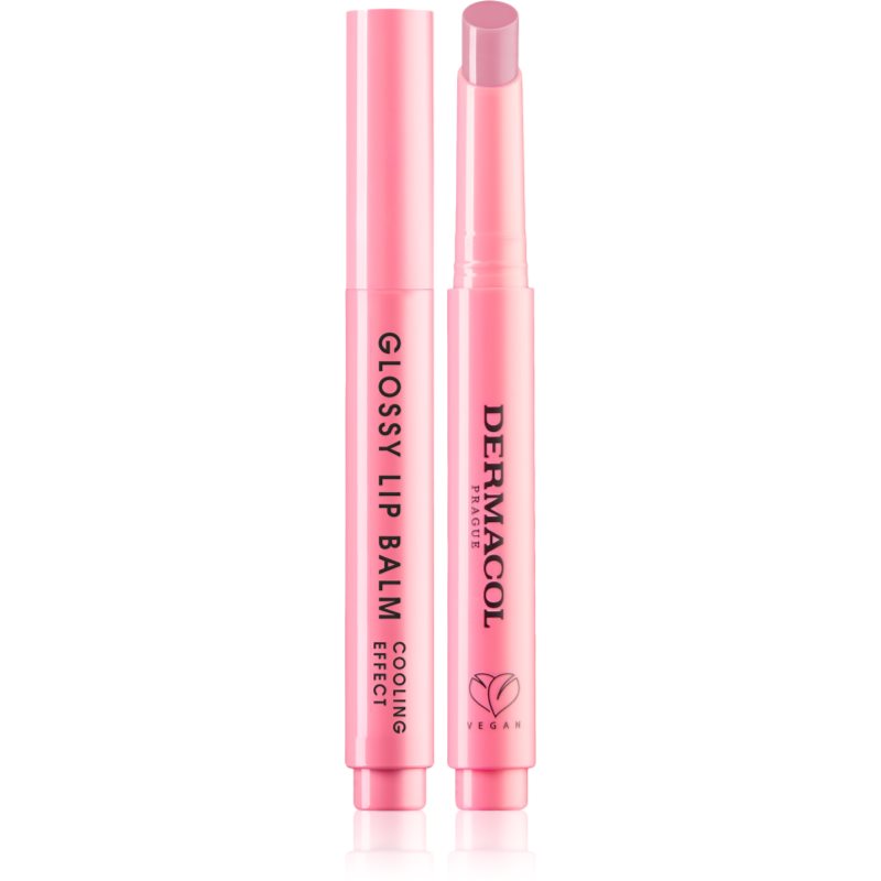 Dermacol Glossy Lip Balm pečující lesk na rty s chladivým účinkem vůně 02 Tutti Frutti 2.2 g