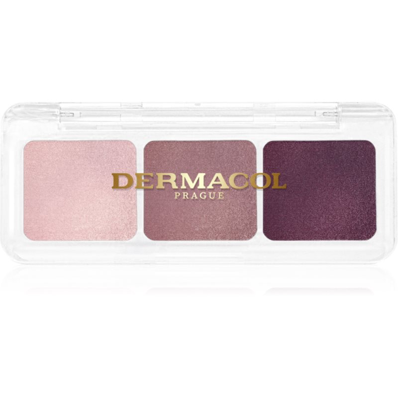 Dermacol Compact Trio палитра сенки за очи цвят 1 French Vineyard 4.2 гр.