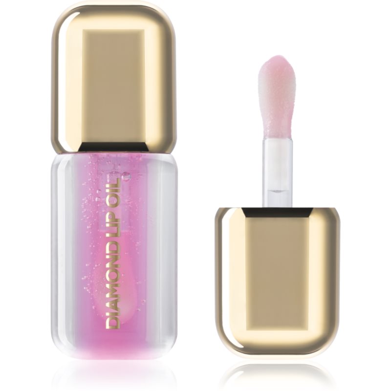 Dermacol Diamond Lip Oil tönendes Lippenöl mit vergrößerndem Effekt Farbton 01 Strawberry Cream 4 ml