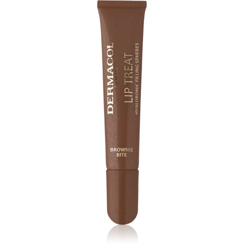 Dermacol Lip Treat hydratačný lesk na pery odtieň 13 Brownie Bite 10 ml