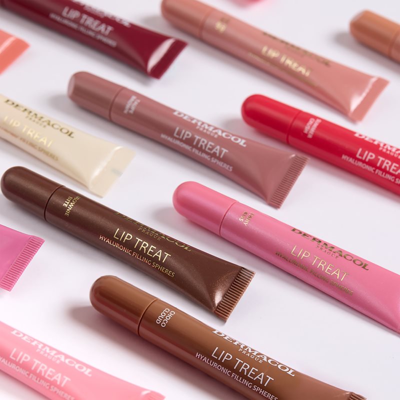Dermacol Lip Treat Hydratisierendes Lipgloss Farbton 13 Brownie Bite 10 ml (Bild 3)