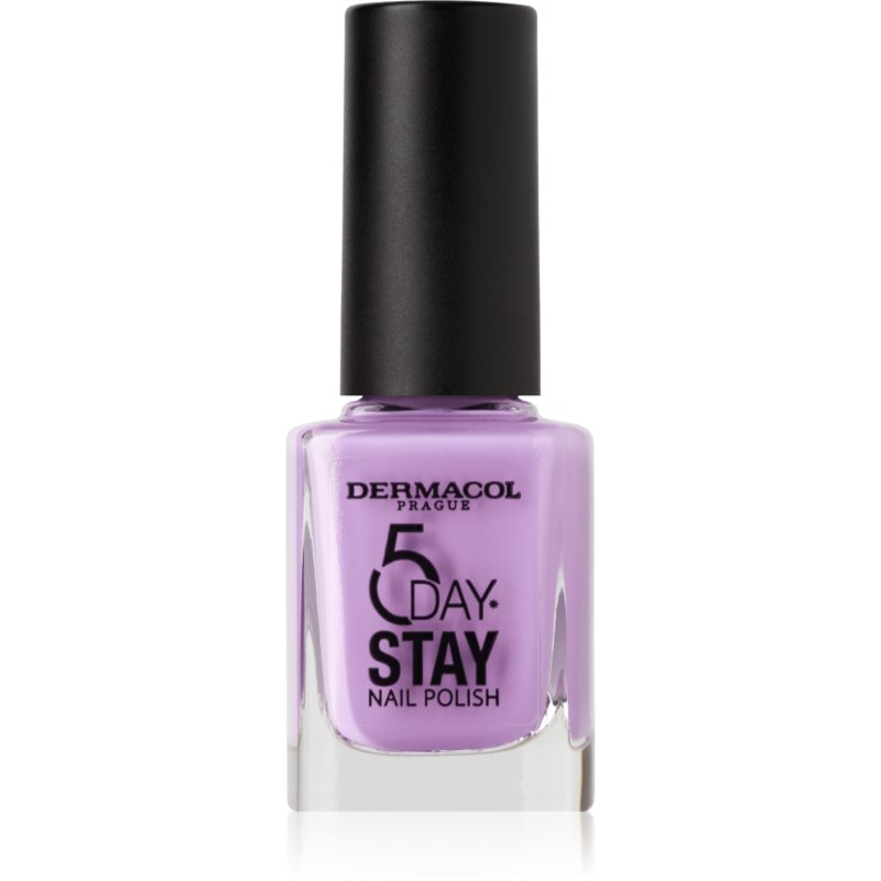 Dermacol 5 Day Stay dolgoobstojen lak za nohte odtenek 65 Cloudy Lilac 11 ml