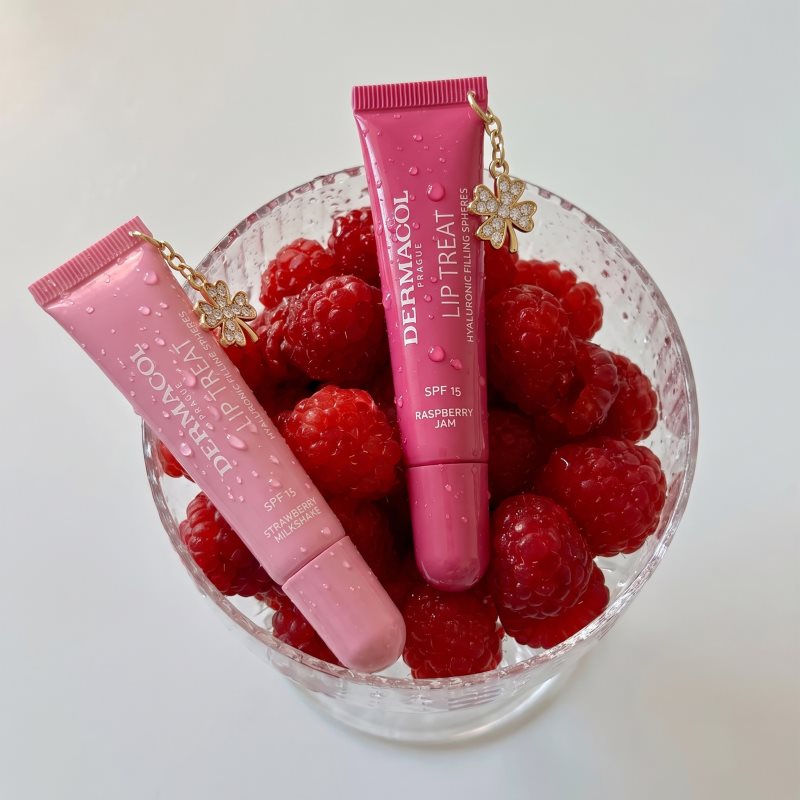 Dermacol Lip Treat Hydratisierendes Lipgloss SPF 15 Farbton 14 Strawberry Milkshake 10 ml (Bild 4)