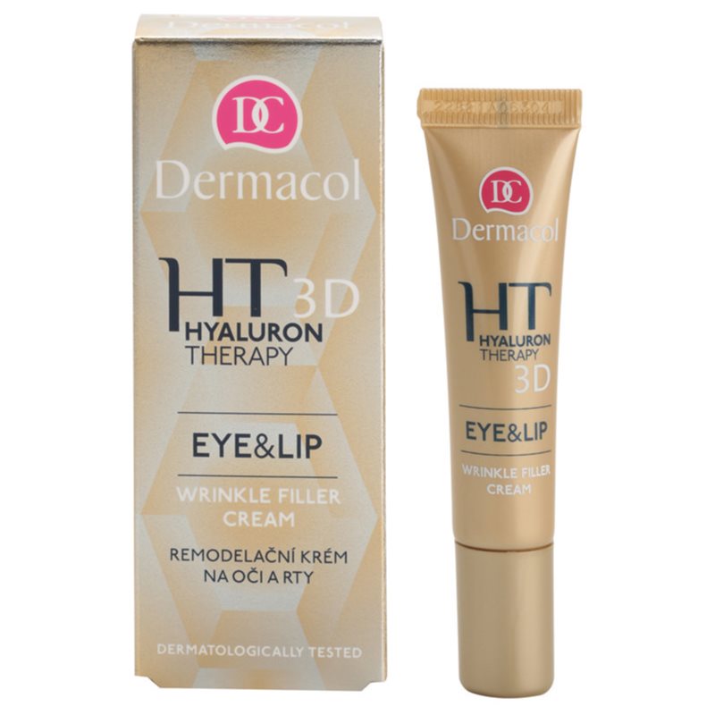 Dermacol Hyaluron Therapy 3D Remodeling Cream For Eyes And Lips 15 Ml