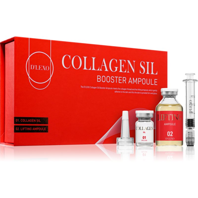 Dermaline D'LEXO Collagen SIL Booster Ampoule komplekt vananemisvastase toimega