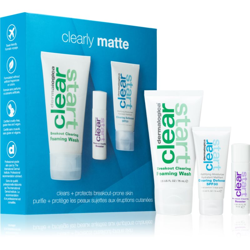 

Dermalogica Clearly Matte набір (для звуження пор та надання матового ефекту)