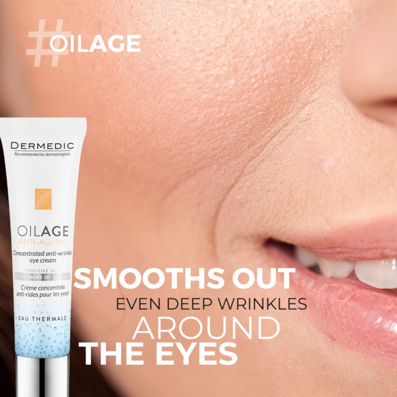 Dermedic Oilage Anti-Ageing koncentrirana krema za područje oko očiju protiv bora 15 g