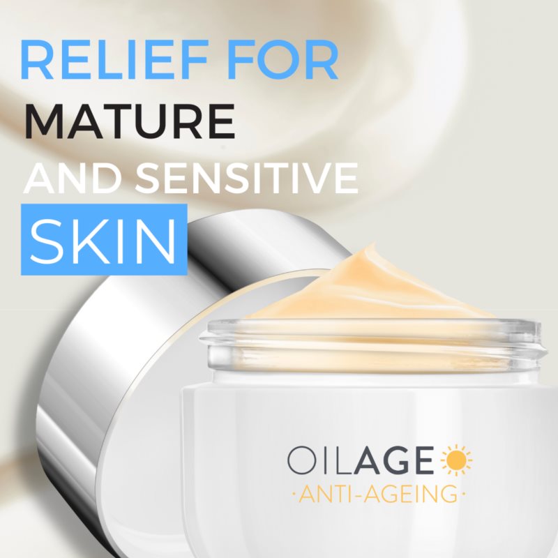 Dermedic Oilage Anti-Ageing tápláló nappali krém a bőr sűrűségének megújítására 50 g termék 2. képe