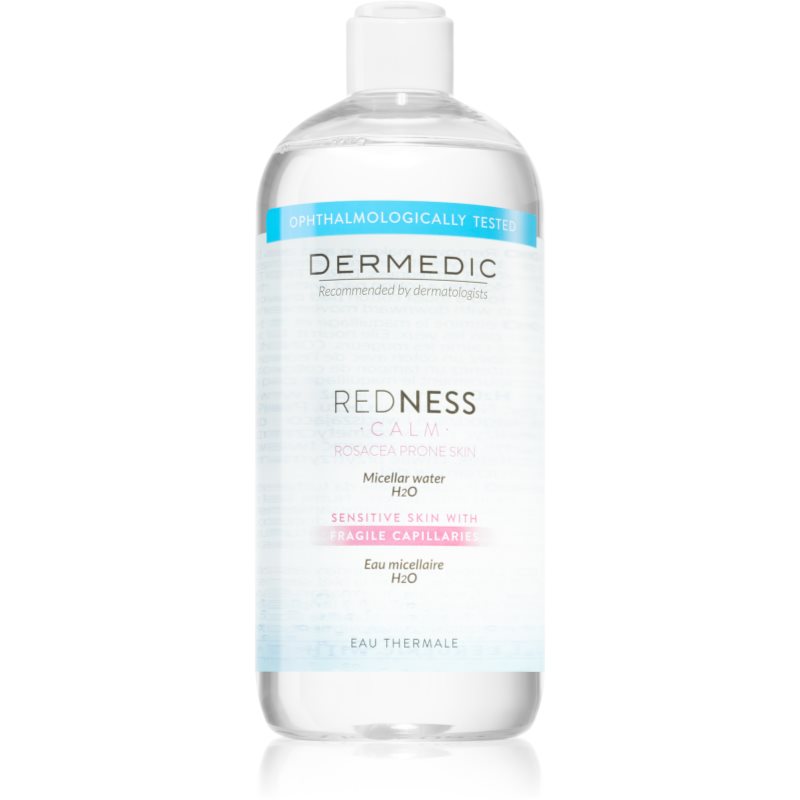 Dermedic Redness Calm Міцелярна вода для чутливої шкіри схильної до почервонінь 500 мл