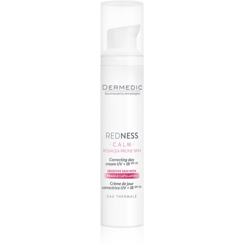 Dermedic Redness Calm Correcting Cream For Sensitive And Reddened Skin SPF 20 40 ml
