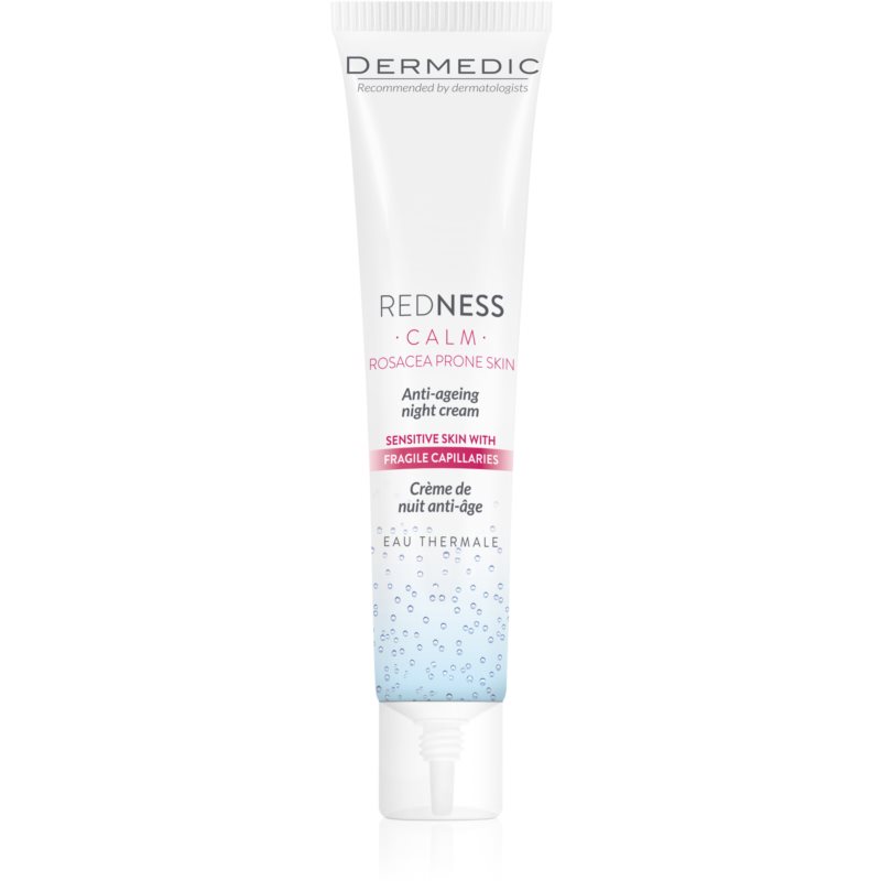 Dermedic Redness Calm Night Cream for First Wrinkles For Sensitive And Reddened Skin 40 ml
