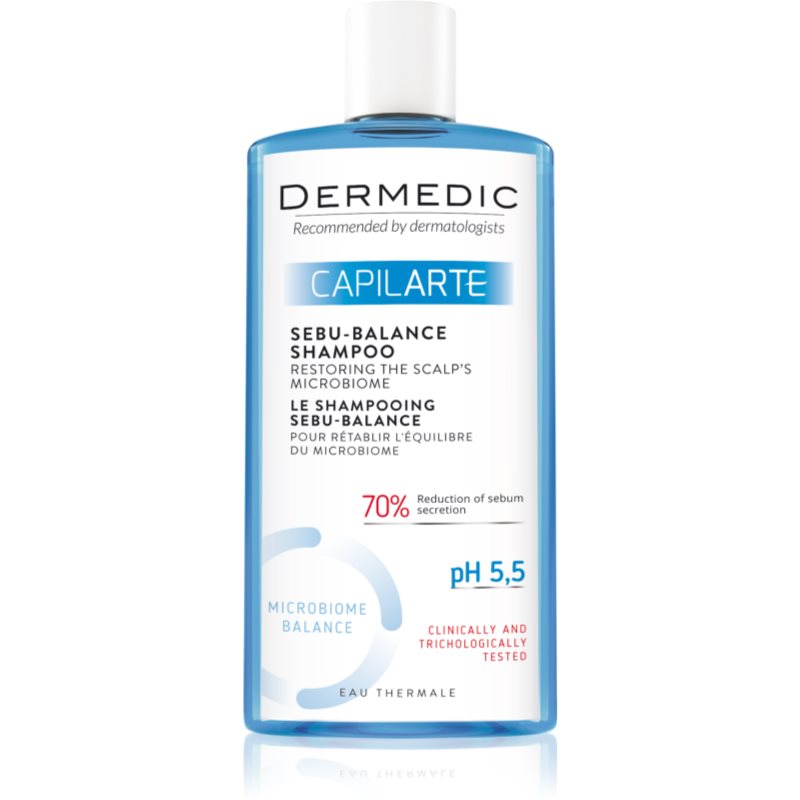 E-shop Dermedic Capilarte hloubkově čisticí šampon pro mastnou pokožku hlavy 300 ml