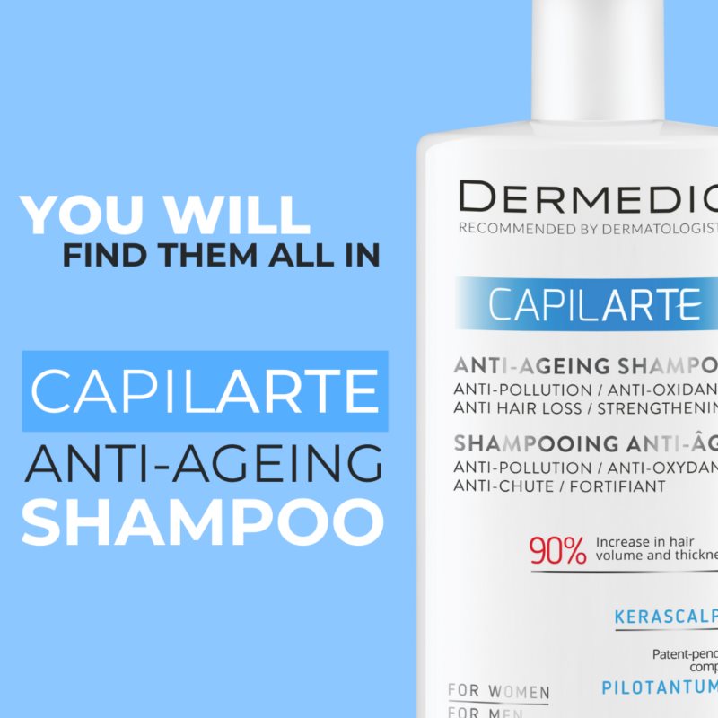 Dermedic Capilarte shampoo with anti-ageing effect 300 ml