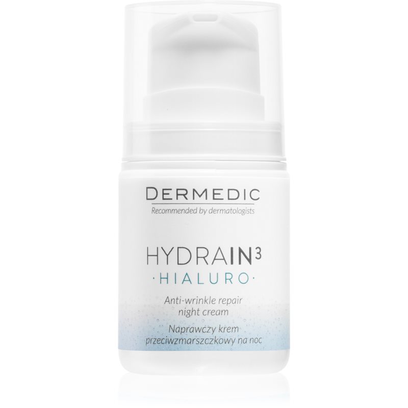 

Dermedic Hydrain3 Hialuro зволожуючий нічний крем проти зморшок