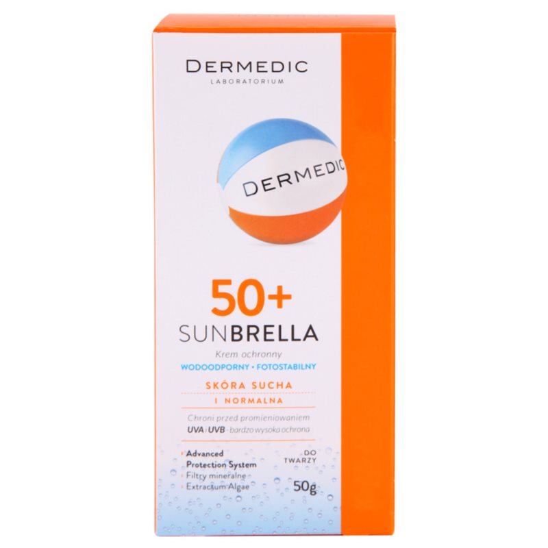 Dermedic Sunbrella охоронний крем для нормальної та сухої шкіри SPF 50+ 50 гр