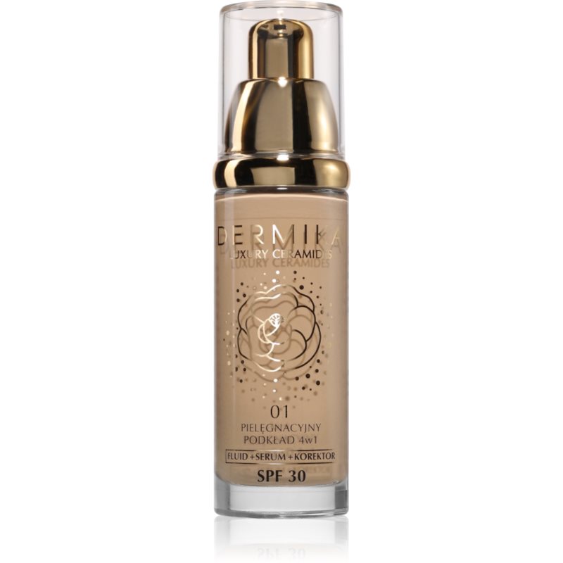 Dermika Luxury Ceramides SPF 30 Serum Foundation s ceramidima nijansa 01 30 ml