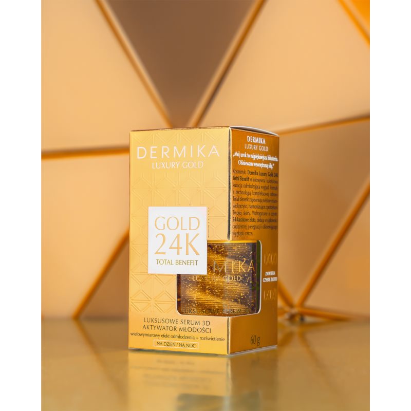 Dermika Luxury Gold serum za pomlađivanje 60 g