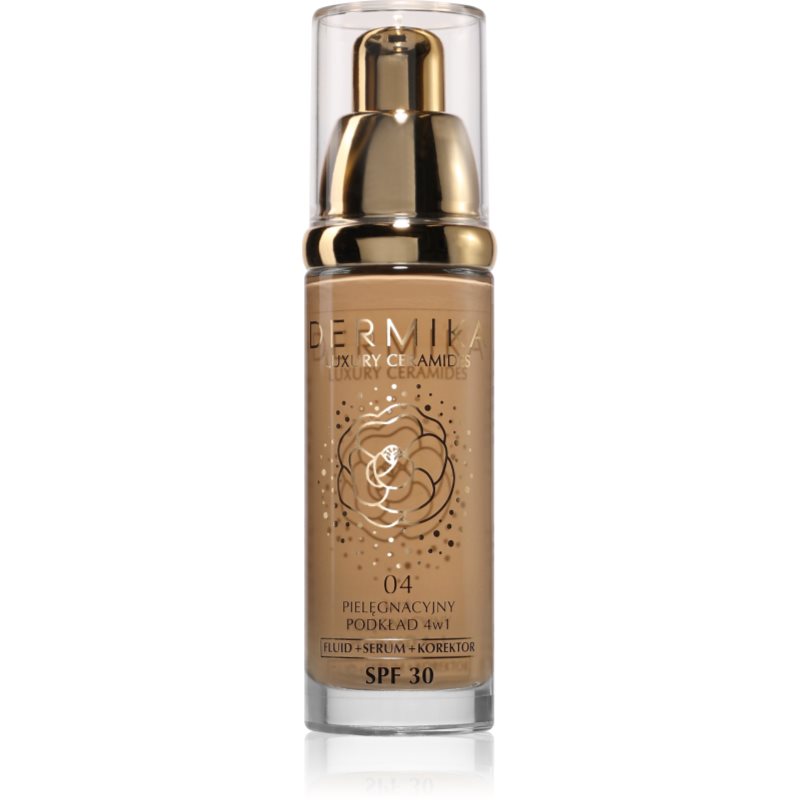 Dermika Luxury Ceramides SPF 30 Serum Foundation s ceramidima nijansa 04 30 ml