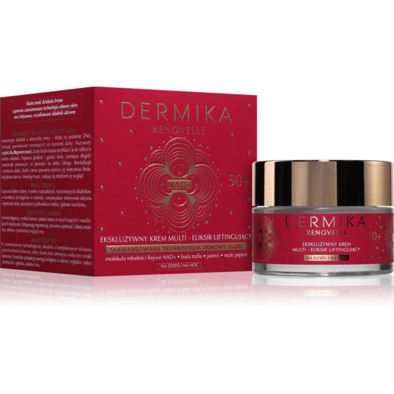 Crème visage Dermika Renovelle Exclusive Elixir Lifting Cream 50+ 50ml 50 ml Crème de jour Crème de - vue 3