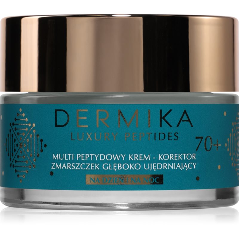 Dermika Luxury Peptides 70  učvršćujuća krema za lice protiv bora 50 ml