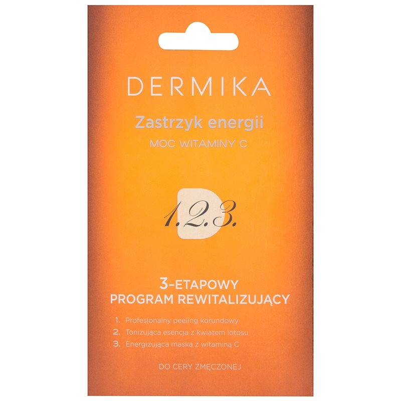 

Dermika 1. 2. 3. трьохфазний відновлюючий догляд для втомленої шкіри