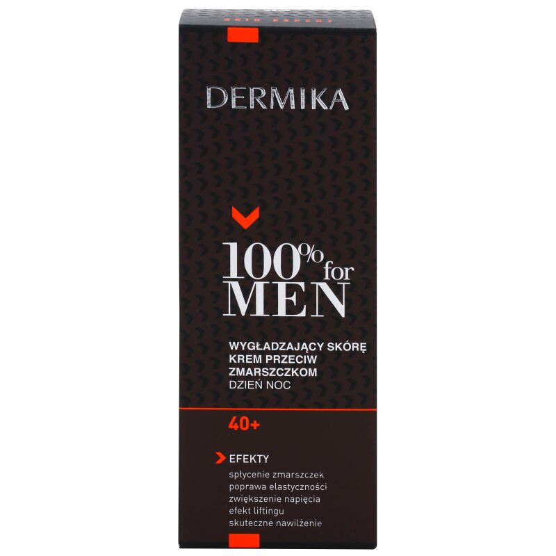 Dermika 100% For Men розгладжуючий крем проти зморшок 40+ 50 мл