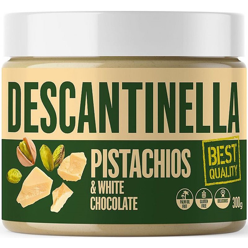 E-shop Descanti Descantinella Pistachios & White Chocolate ořechová pomazánka 300 g