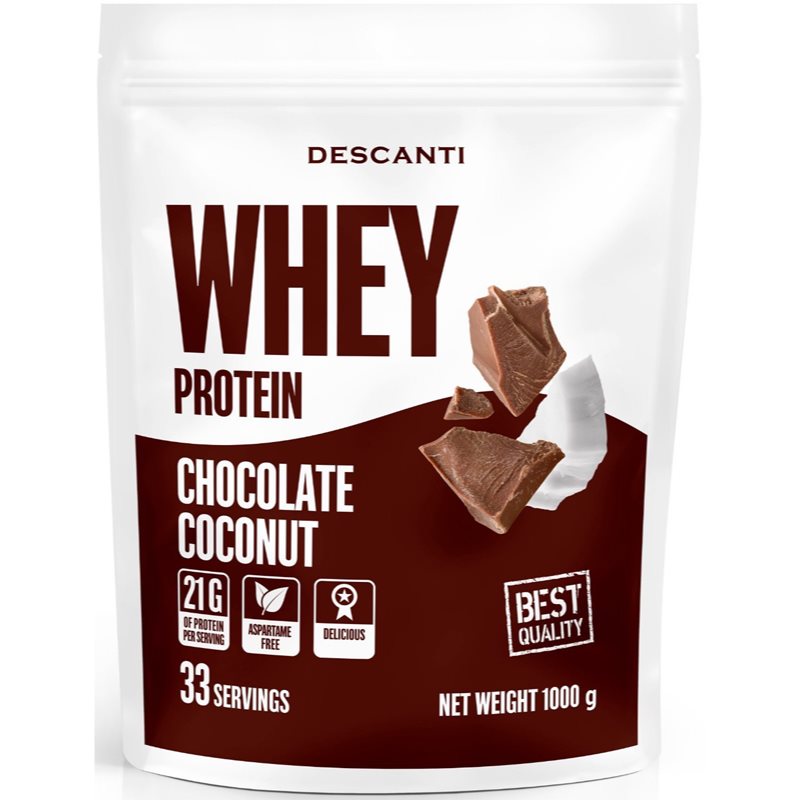 Descanti Whey Protein srvátkový proteín príchuť Chocolate Coconut 1000 g