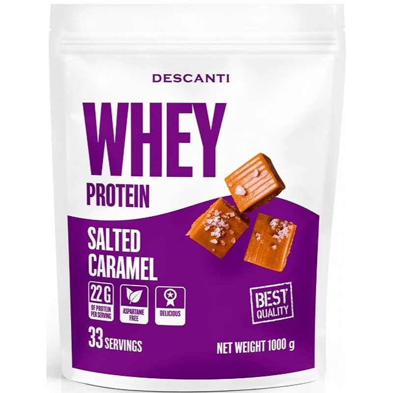 Descanti Whey Protein srvátkový proteín príchuť Salted Caramel 1000 g