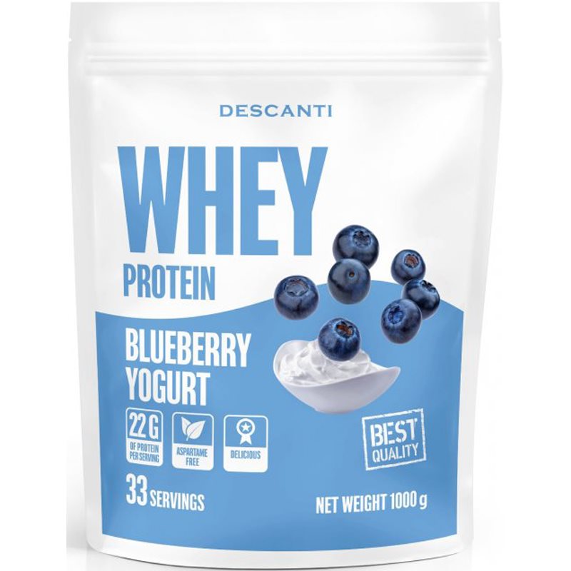 Descanti Whey Protein srvátkový proteín príchuť Blueberry Yogurt 1000 g kúpite na Notino.sk