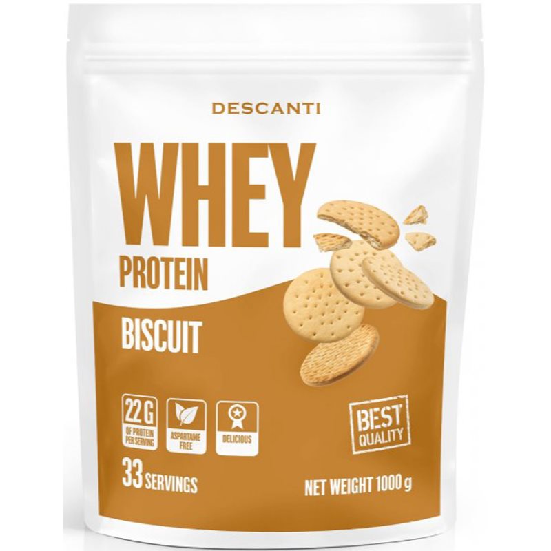 Descanti Whey Protein srvátkový proteín príchuť Biscuit 1000 g kúpite na Notino.sk