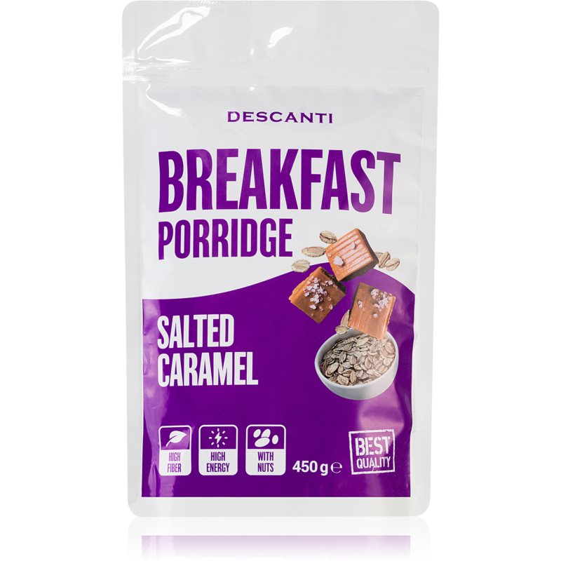 Descanti Breakfast Porridge ovsená kaša príchuť Salted Caramel 450 g