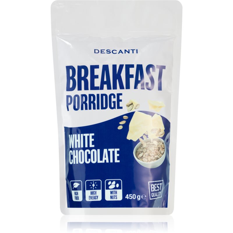 E-shop Descanti Breakfast Porridge ovesná kaše příchuť White Chocolate 450 g