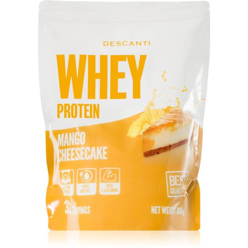 Descanti Whey Protein srvátkový proteín príchuť Mango Cheesecake 1000 g