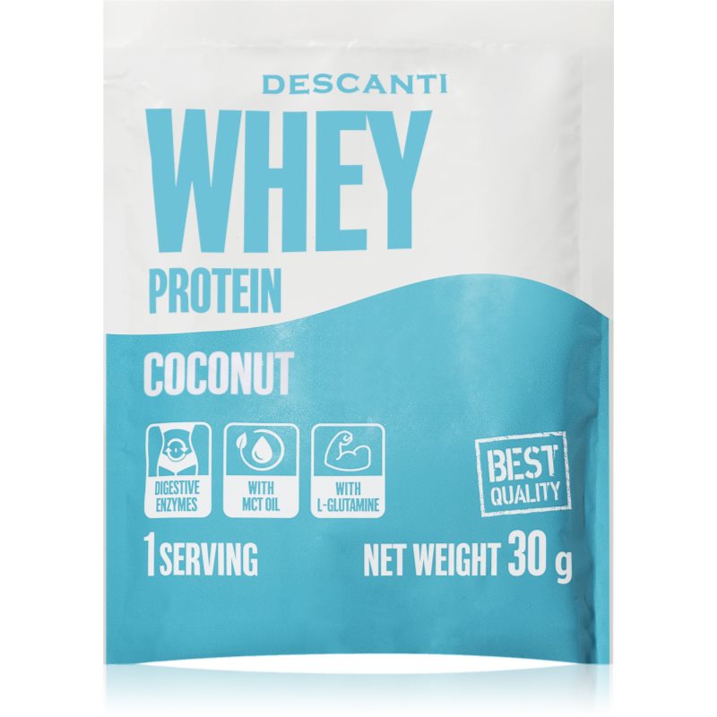 Descanti Whey Protein srvátkový proteín príchuť Coconut 30 g