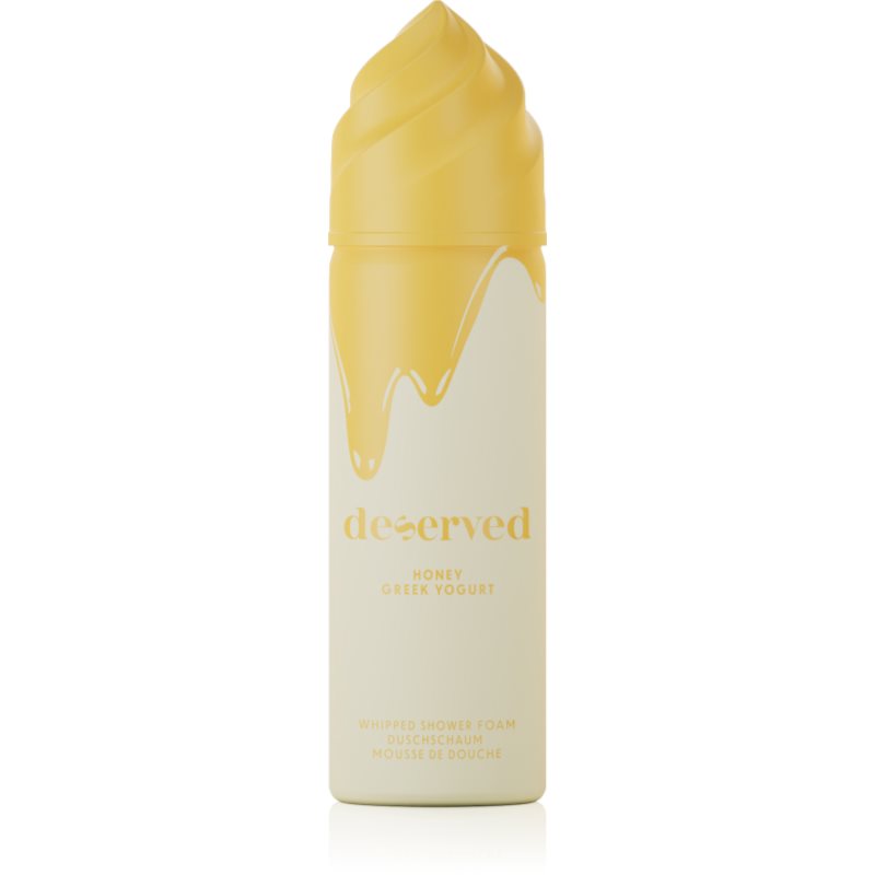 DESERVED Whipped Shower Foam Honey Greek Yogurt Dušivaht kehale 100 ml