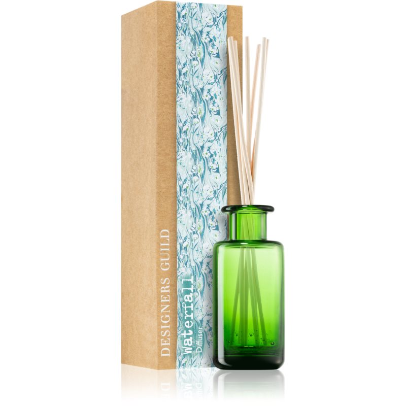 Designers Guild Waterfall Glass Aroma Diffuser Without Refill (alcohol Free) 100 Ml