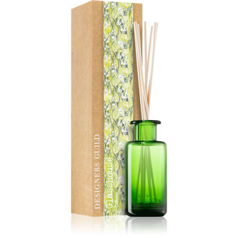 Designers Guild Glasshouse Glass Aroma Diffuser With Filling (alcohol Free) 100 Ml
