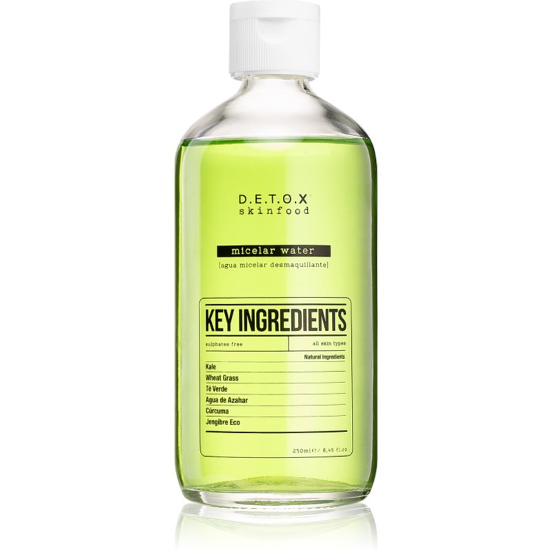 

Detox Skinfood Key Ingredients освіжаюча міцелярна вода